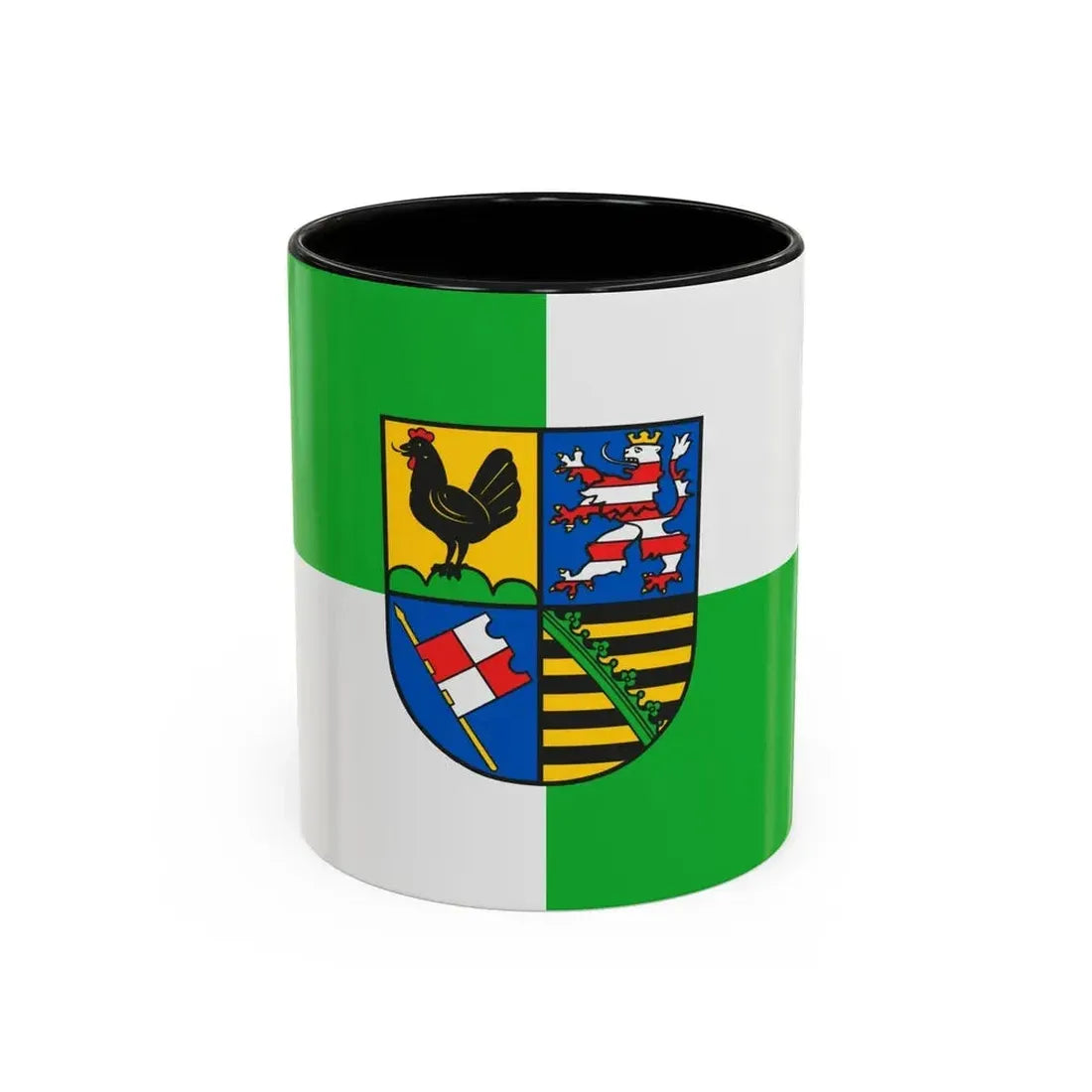 Flag of Schmalkalden Meiningen Germany - Accent Coffee Mug 11oz Black - Go Mug Yourself
