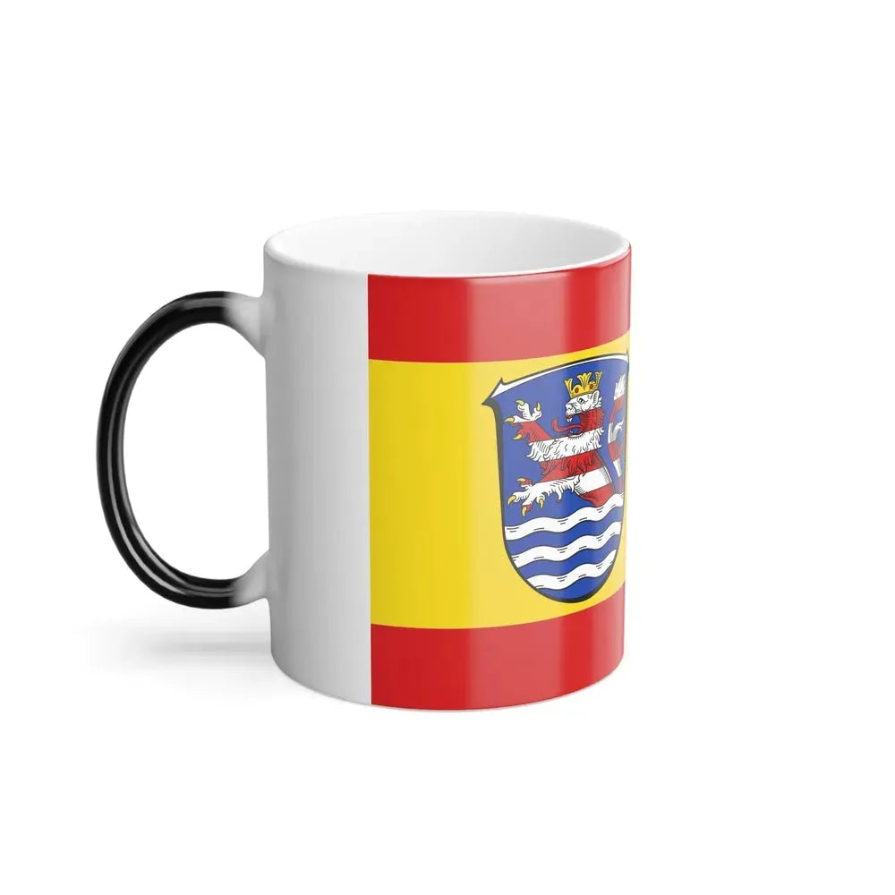 Flag of Schwalm Eder Kreis Germany - Color Changing Coffee Mug - Go Mug Yourself