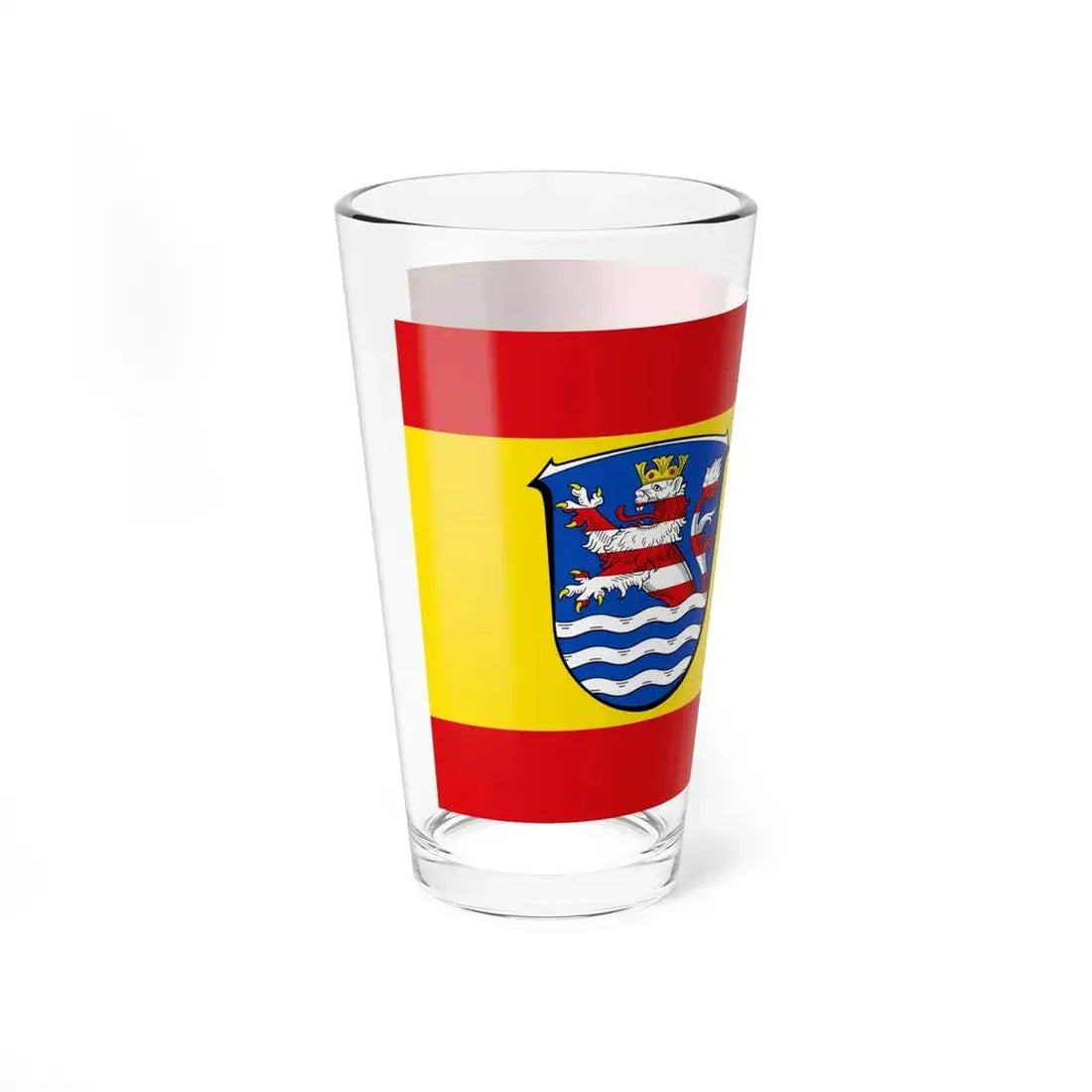 Flag of Schwalm Eder Kreis Germany - Pint Glass 16oz - Go Mug Yourself