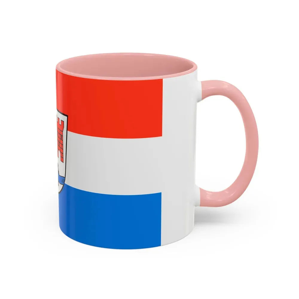 Flag of Schwandorf Germany - Accent Coffee Mug - Go Mug Yourself