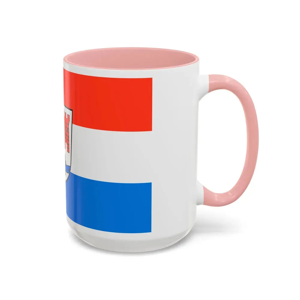 Flag of Schwandorf Germany - Accent Coffee Mug - Go Mug Yourself