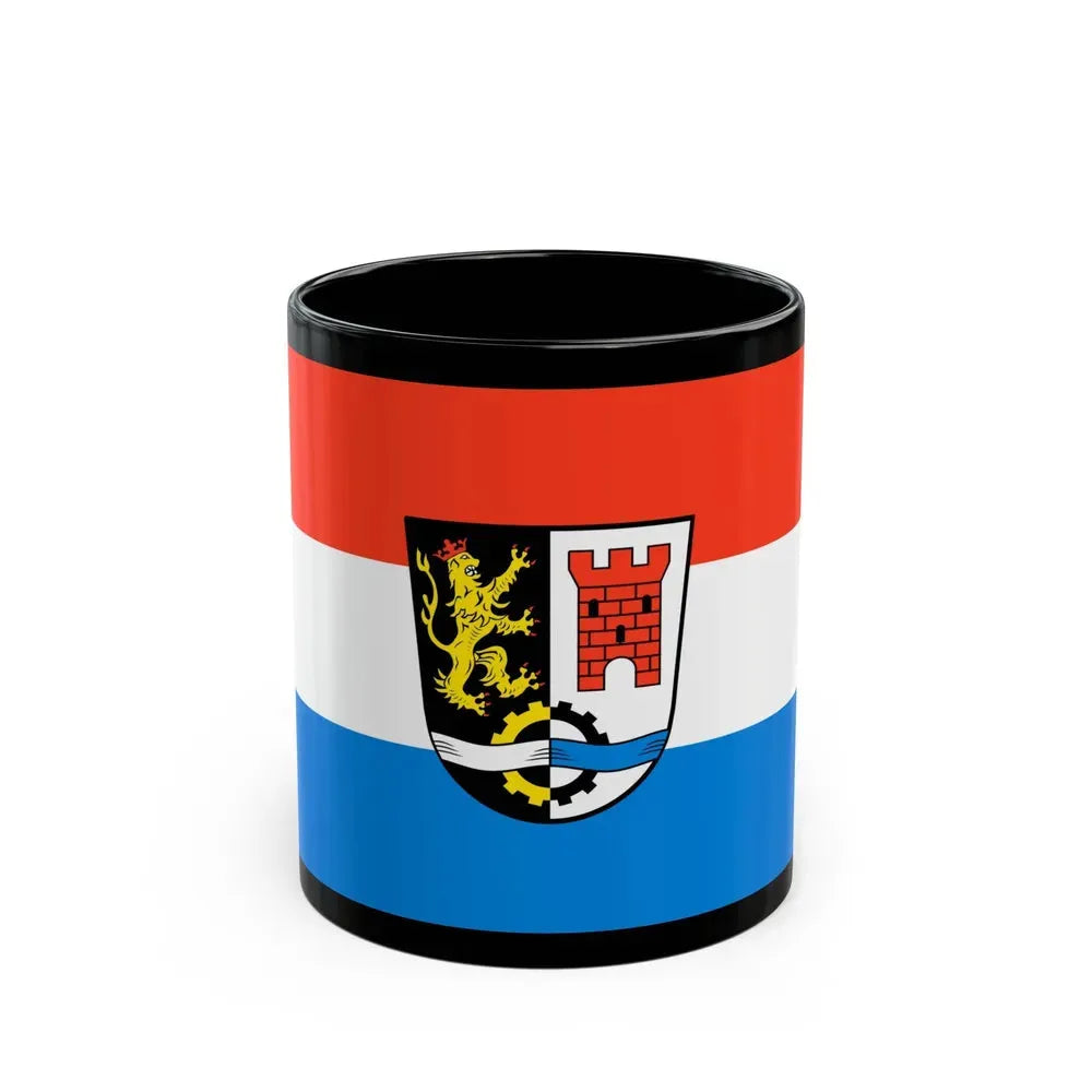Flag of Schwandorf Germany - Black Coffee Mug 11oz - Go Mug Yourself