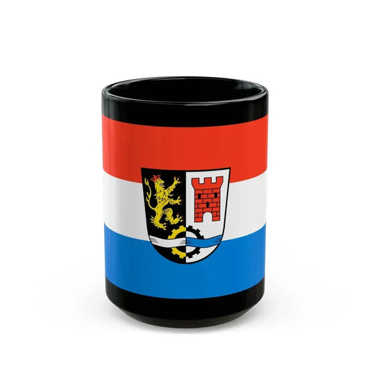 Flag of Schwandorf Germany - Black Coffee Mug 15oz - Go Mug Yourself