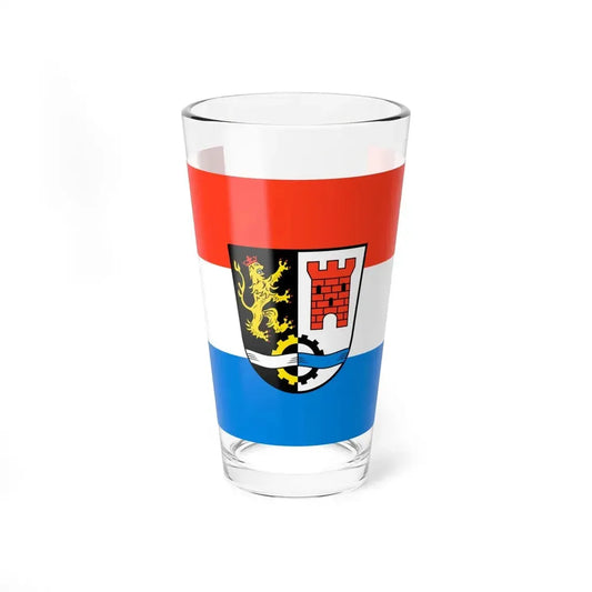 Flag of Schwandorf Germany - Pint Glass 16oz 16oz - Go Mug Yourself