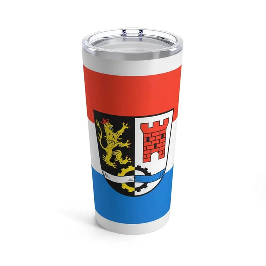 Flag of Schwandorf Germany - Tumbler 20oz 20oz - Go Mug Yourself