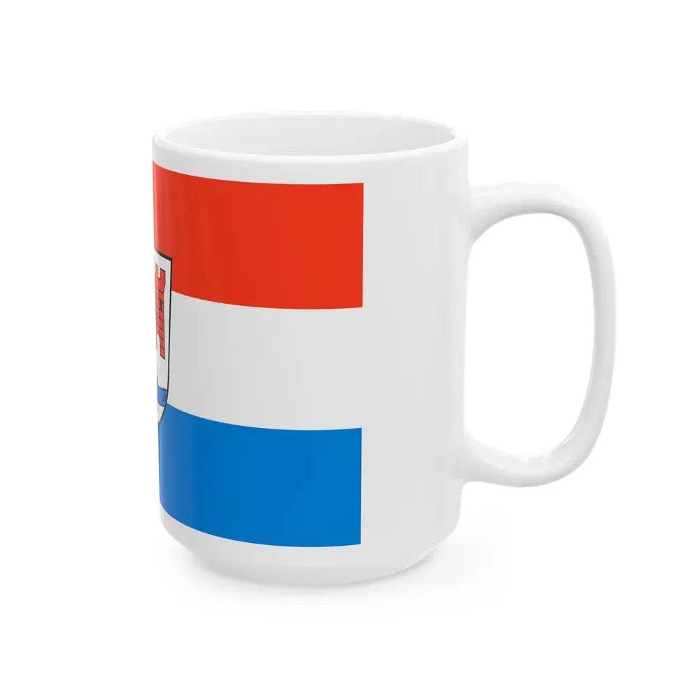 Flag of Schwandorf Germany - White Coffee Mug - Go Mug Yourself