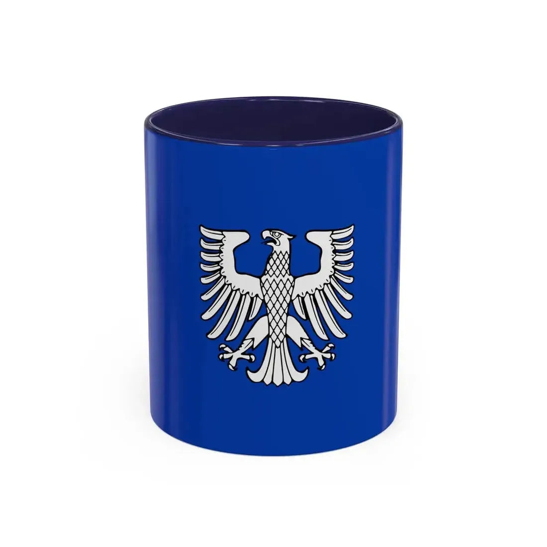Flag of Schweinfurt 2 Germany - Accent Coffee Mug 11oz Navy - Go Mug Yourself
