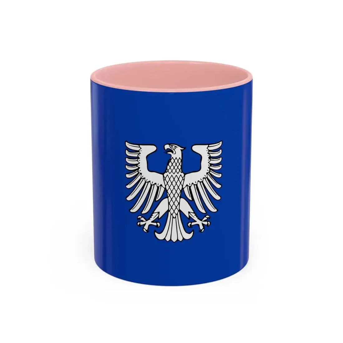 Flag of Schweinfurt 2 Germany - Accent Coffee Mug 11oz Pink - Go Mug Yourself