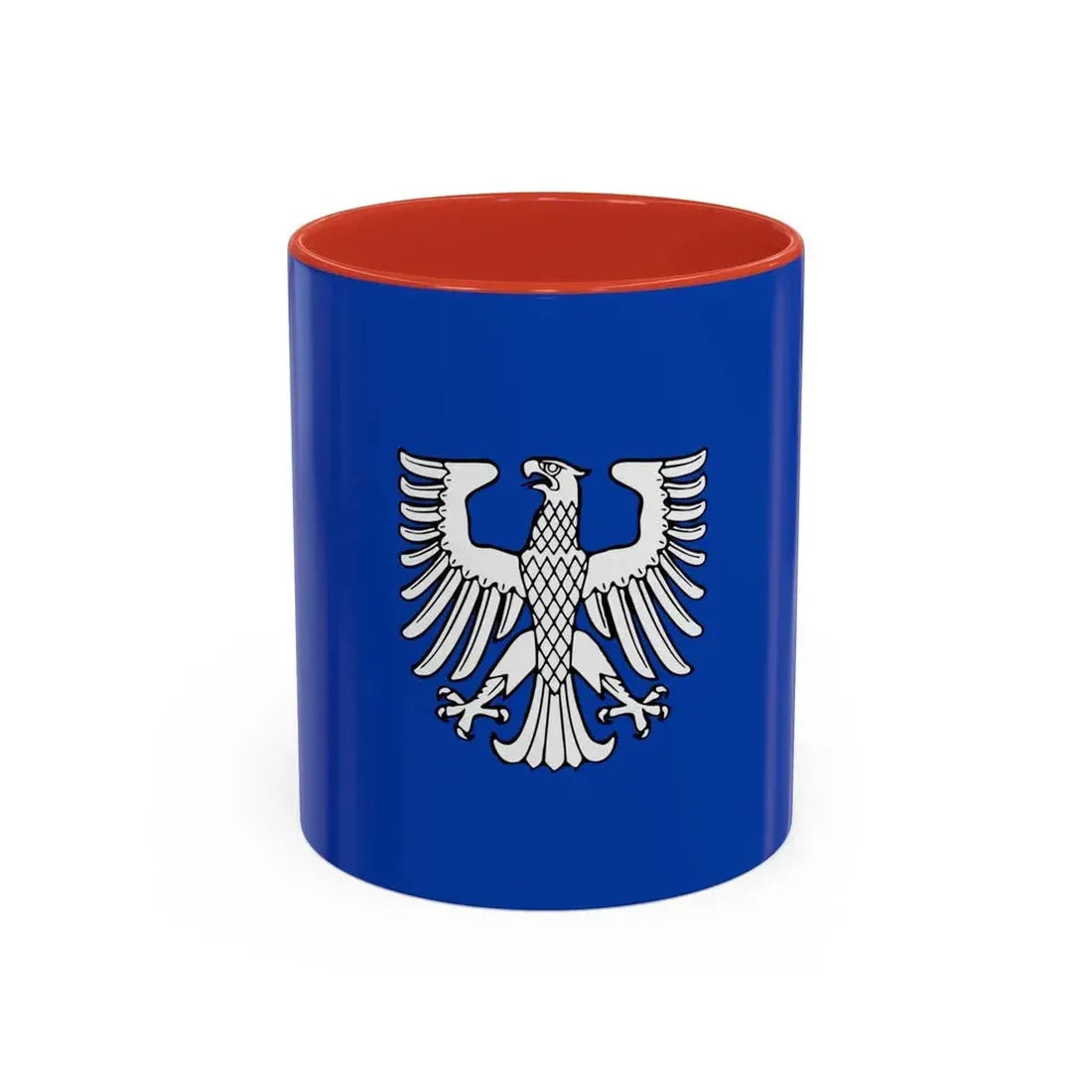 Flag of Schweinfurt 2 Germany - Accent Coffee Mug 11oz Red - Go Mug Yourself
