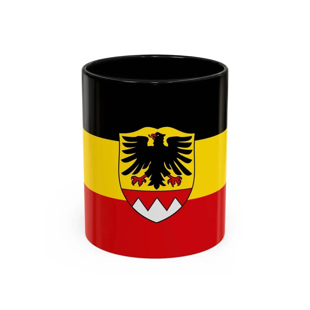 Flag of Schweinfurt Germany - Accent Coffee Mug 11oz Black - Go Mug Yourself