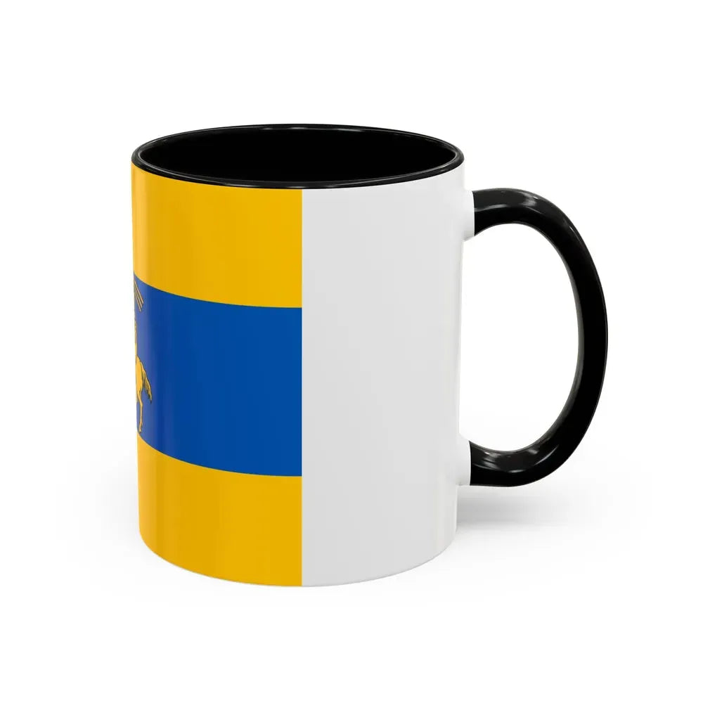 Flag of Schwerin Germany - Accent Coffee Mug - Go Mug Yourself