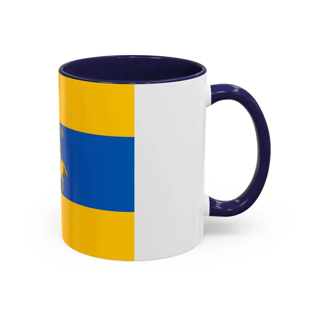 Flag of Schwerin Germany - Accent Coffee Mug - Go Mug Yourself