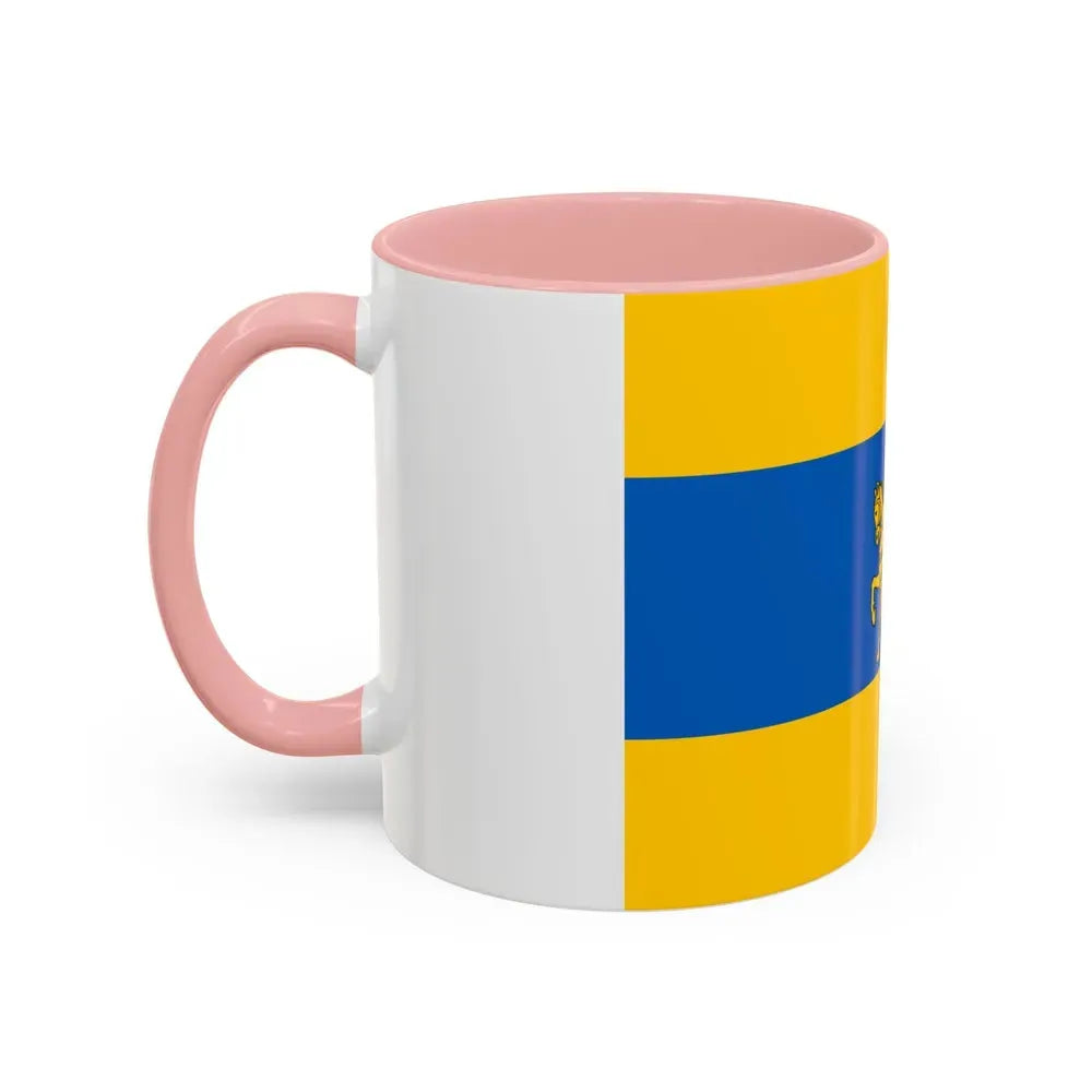 Flag of Schwerin Germany - Accent Coffee Mug - Go Mug Yourself