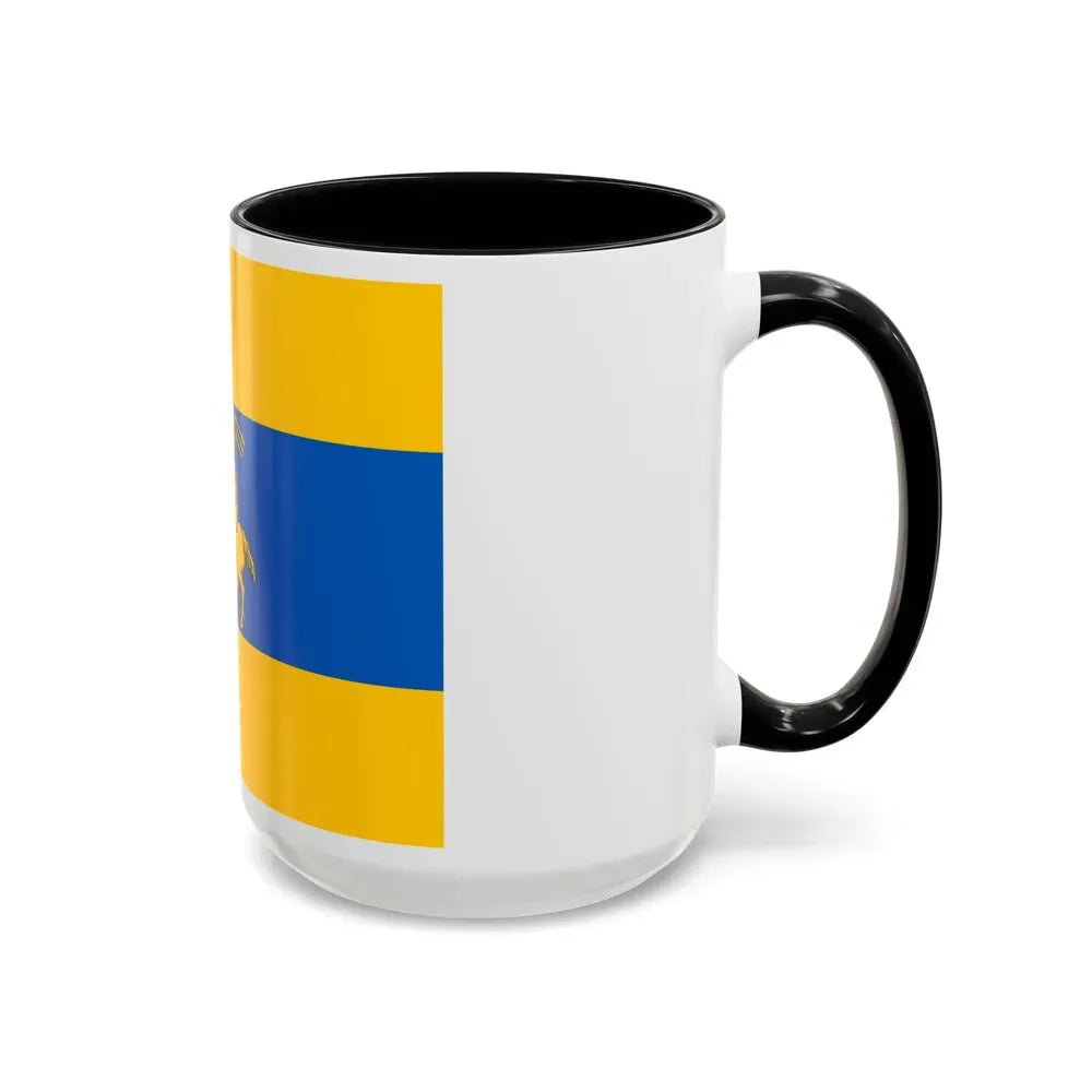 Flag of Schwerin Germany - Accent Coffee Mug - Go Mug Yourself