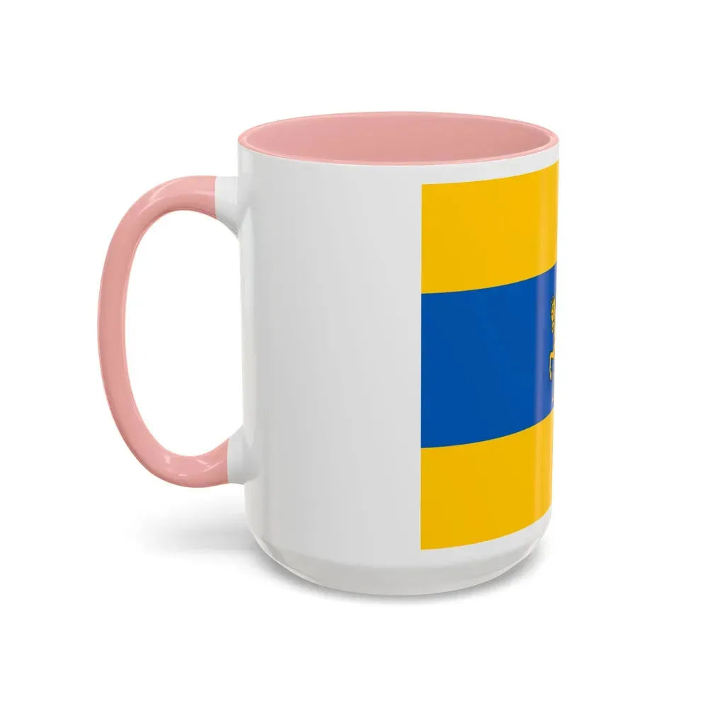 Flag of Schwerin Germany - Accent Coffee Mug - Go Mug Yourself