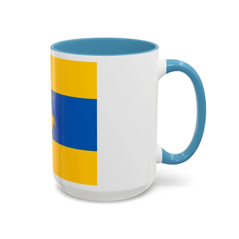 Flag of Schwerin Germany - Accent Coffee Mug - Go Mug Yourself