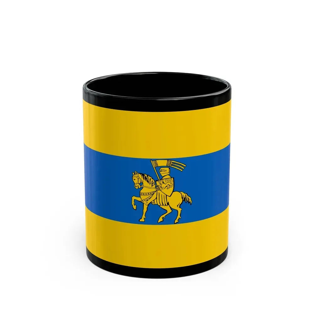 Flag of Schwerin Germany - Black Coffee Mug 11oz - Go Mug Yourself