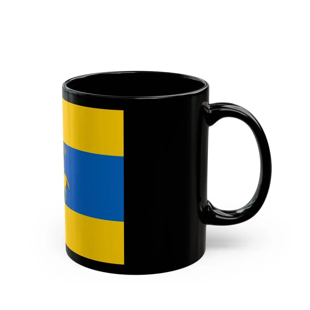 Flag of Schwerin Germany - Black Coffee Mug - Go Mug Yourself