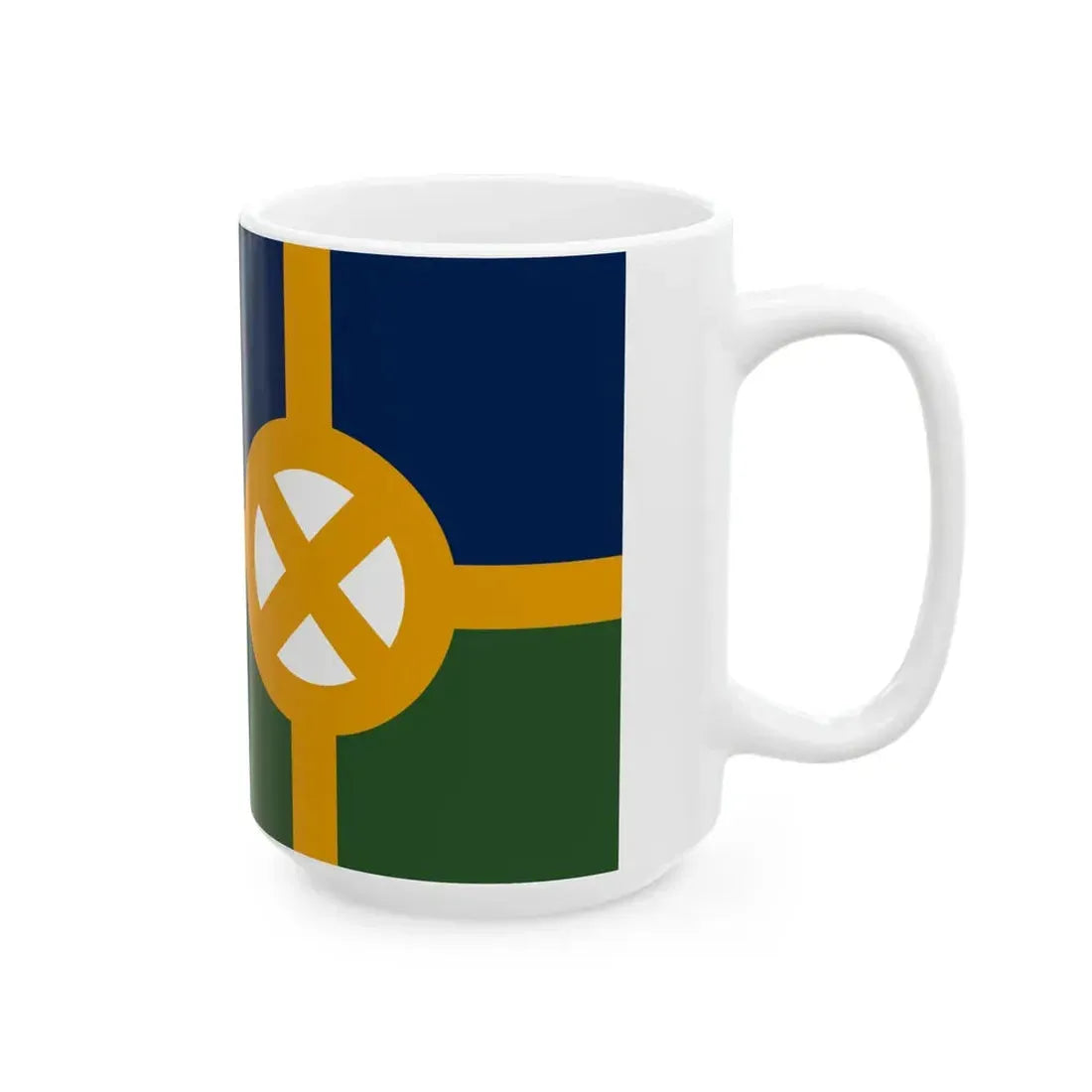 Flag of Scott Louisiana (United States) White Coffee Mug - Go Mug Yourself