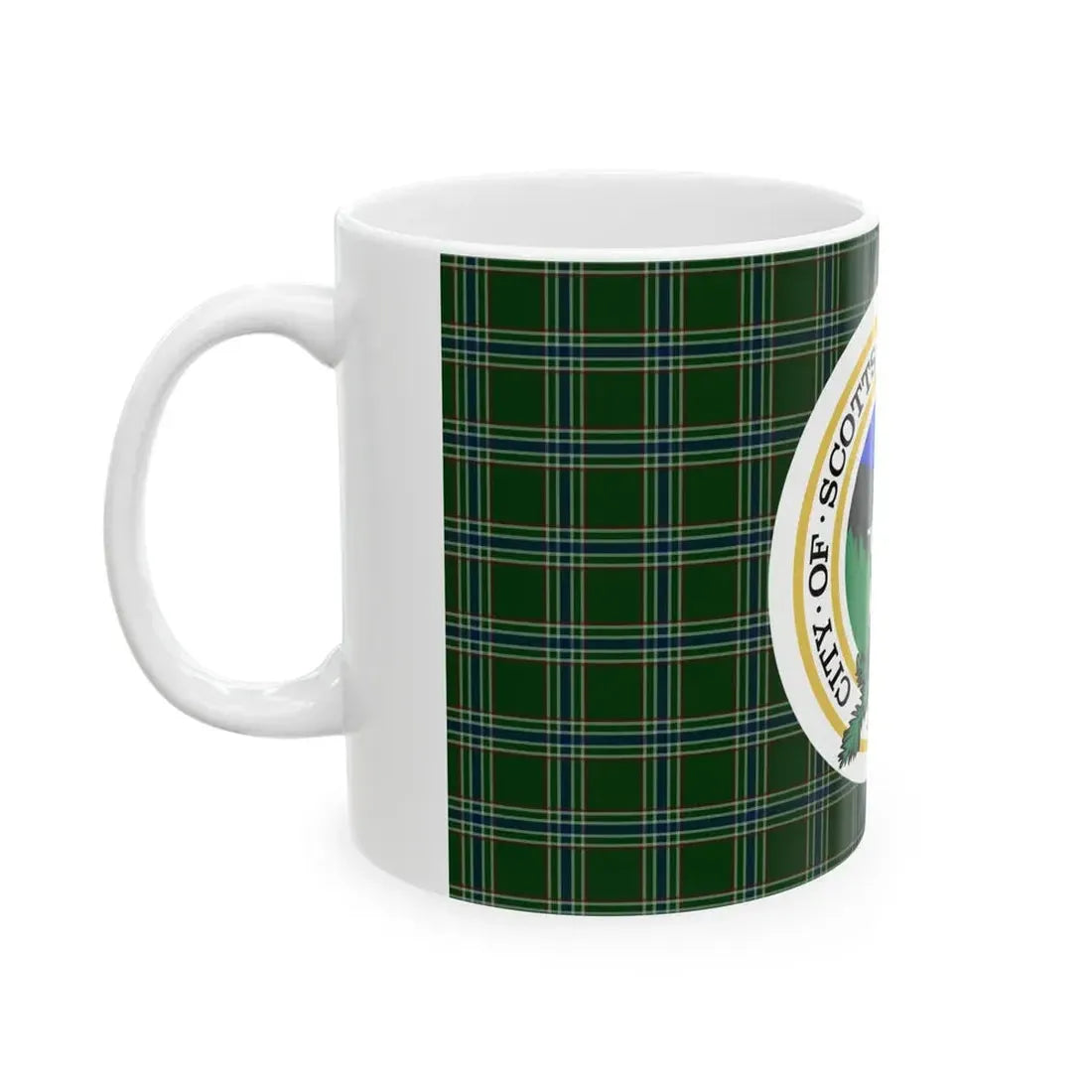 Flag of Scotts Valley California (United States) White Coffee Mug - Go Mug Yourself