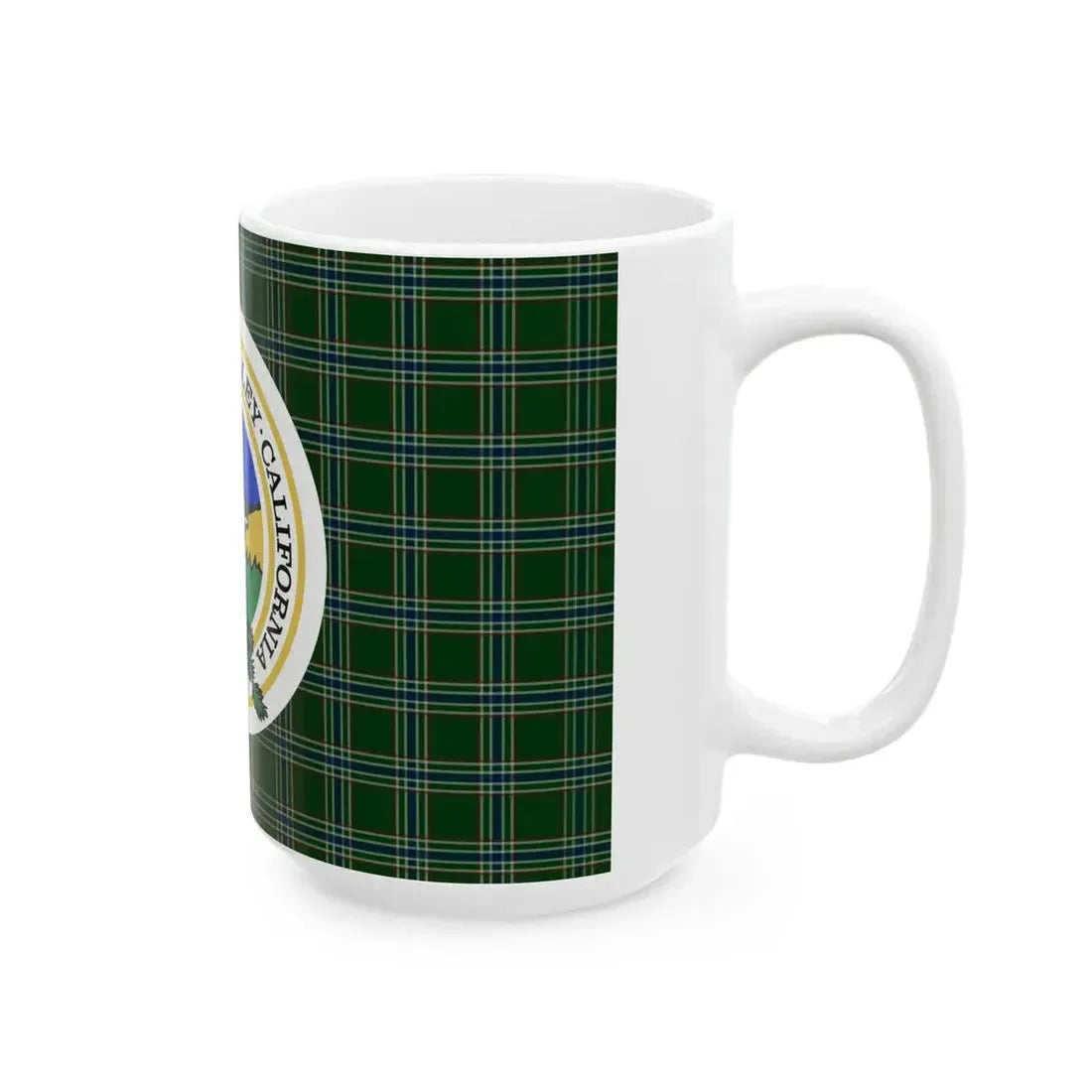 Flag of Scotts Valley California (United States) White Coffee Mug - Go Mug Yourself