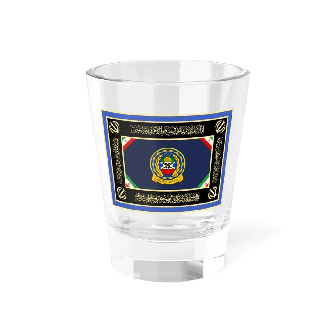 Flag of Secretariat of the General Supervision of the Army Ground Force Command of I.R.Iran (Iran) Shot Glass 1.5oz 1.5oz - Go Mug Yourself