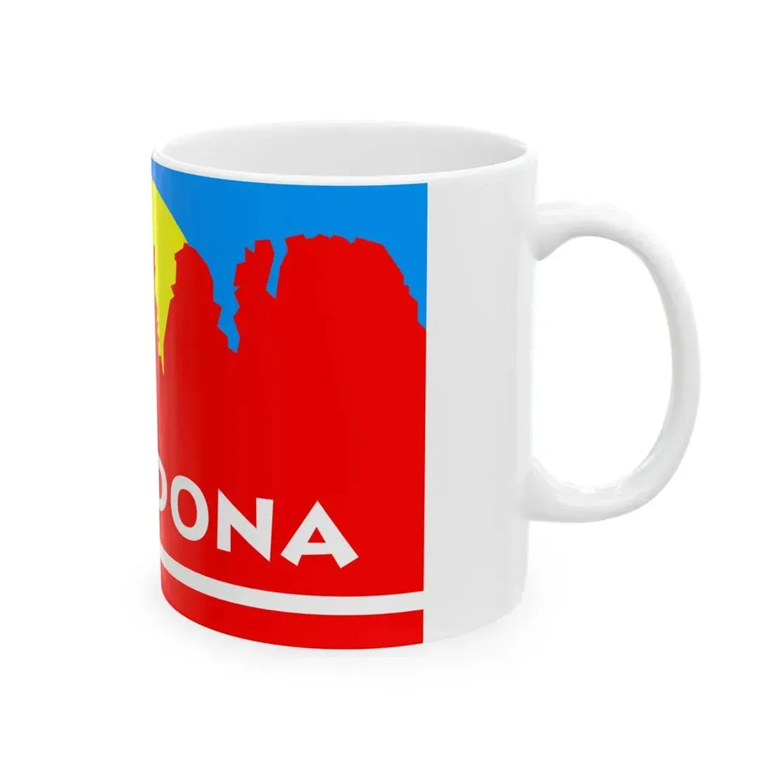 Flag of Sedona Arizona (United States) White Coffee Mug - Go Mug Yourself