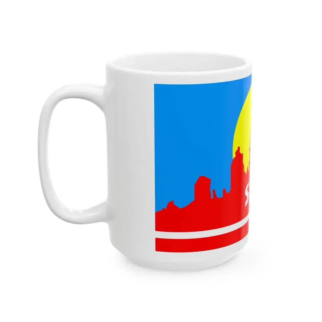 Flag of Sedona Arizona (United States) White Coffee Mug - Go Mug Yourself