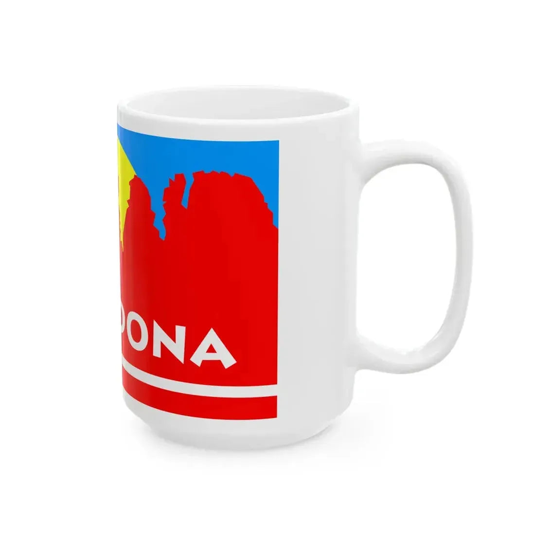 Flag of Sedona Arizona (United States) White Coffee Mug - Go Mug Yourself