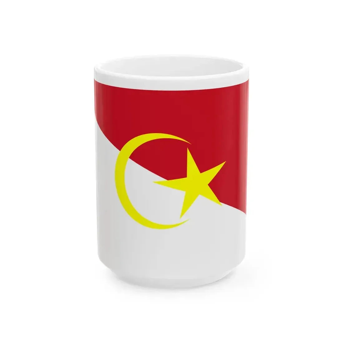 Flag of Segamat Johor (Malaysia) White Coffee Mug 15oz - Go Mug Yourself