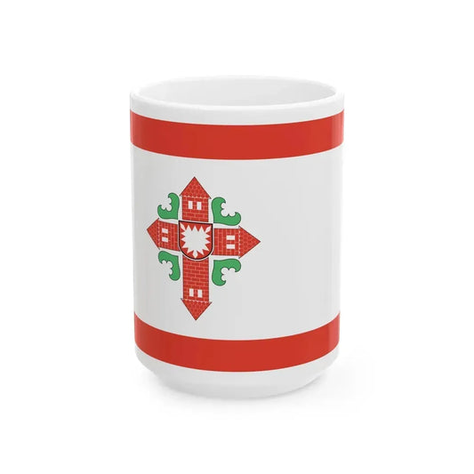 Flag of Segeberg Germany - White Coffee Mug 15oz - Go Mug Yourself