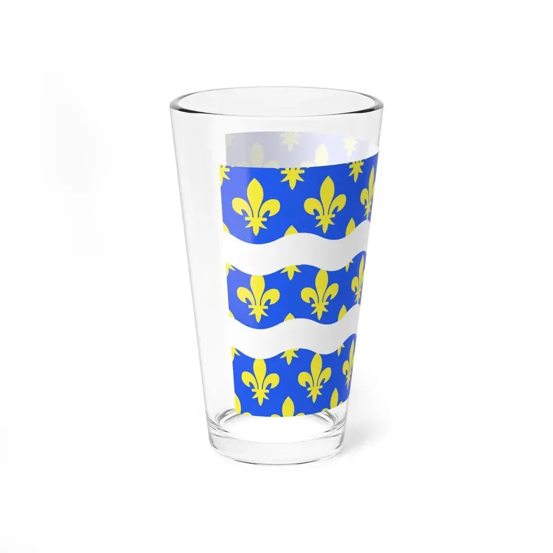 Flag of Seine et Marne France 2 - Pint Glass 16oz - Go Mug Yourself