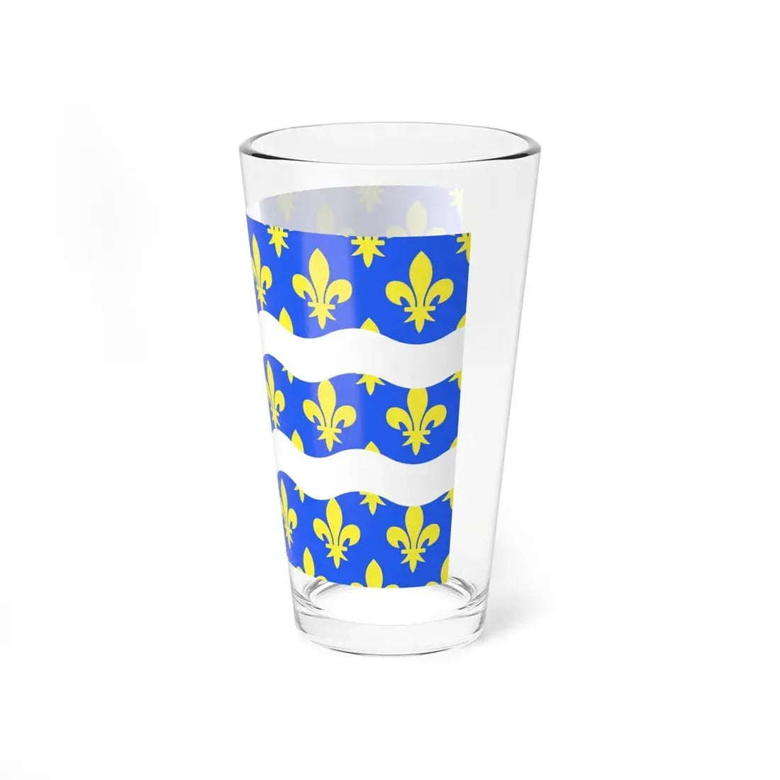 Flag of Seine et Marne France 2 - Pint Glass 16oz - Go Mug Yourself