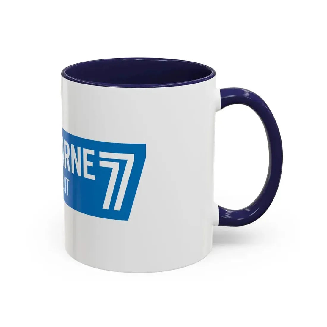 Flag of Seine et Marne France - Accent Coffee Mug - Go Mug Yourself