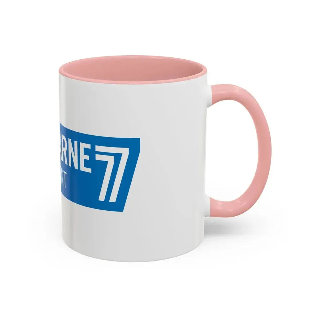 Flag of Seine et Marne France - Accent Coffee Mug - Go Mug Yourself