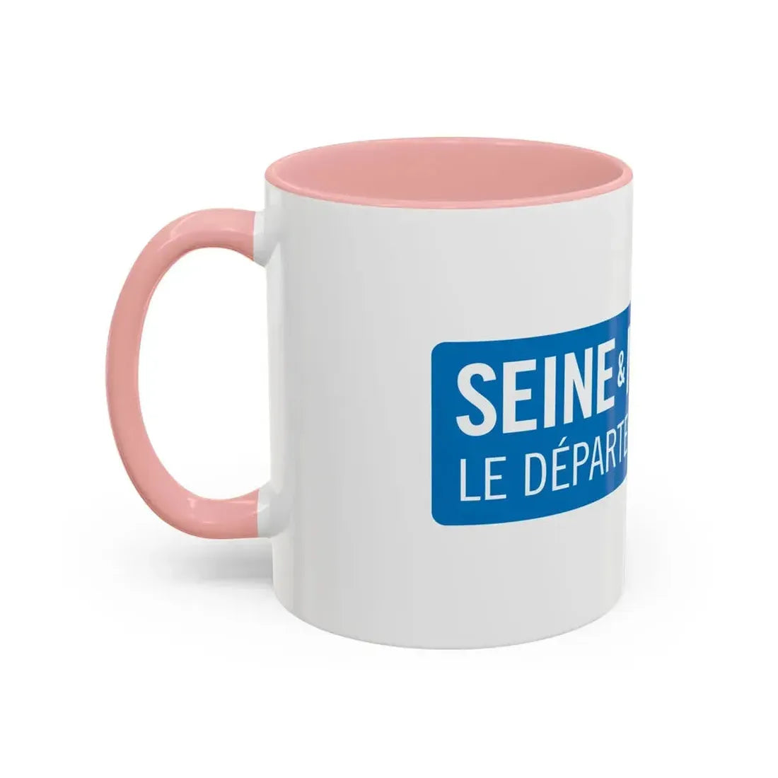 Flag of Seine et Marne France - Accent Coffee Mug - Go Mug Yourself