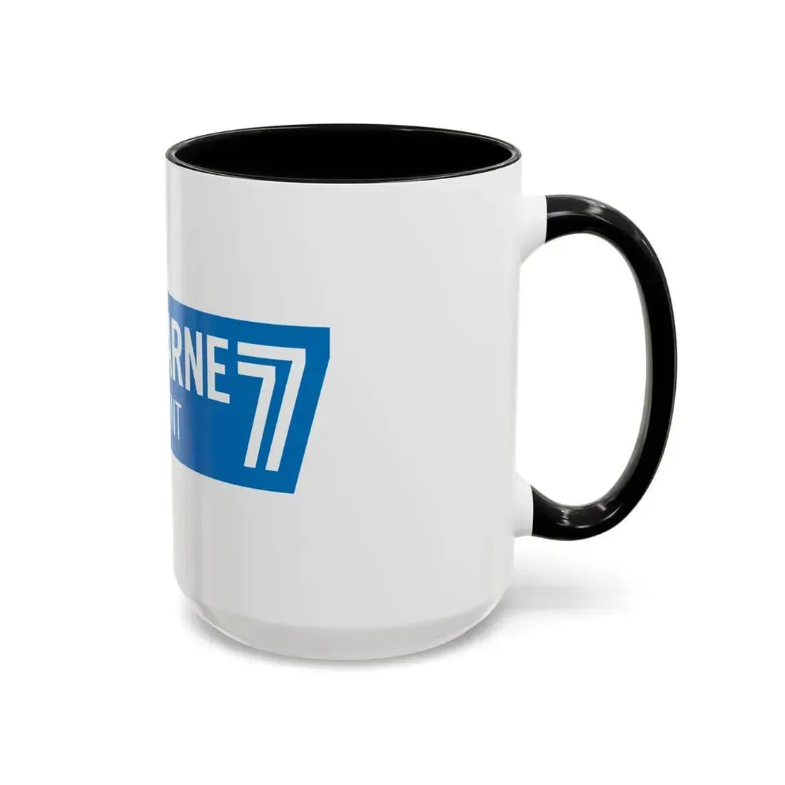 Flag of Seine et Marne France - Accent Coffee Mug - Go Mug Yourself