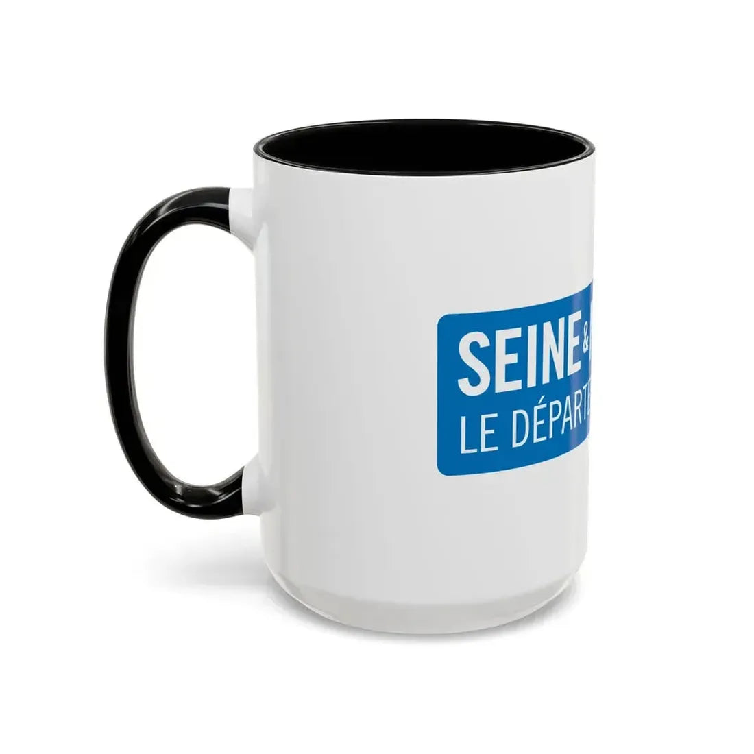 Flag of Seine et Marne France - Accent Coffee Mug - Go Mug Yourself