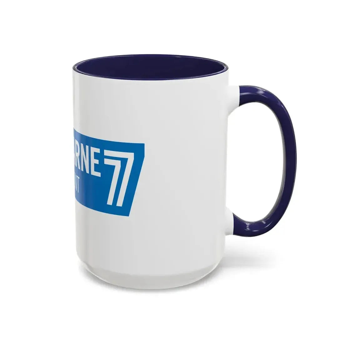 Flag of Seine et Marne France - Accent Coffee Mug - Go Mug Yourself