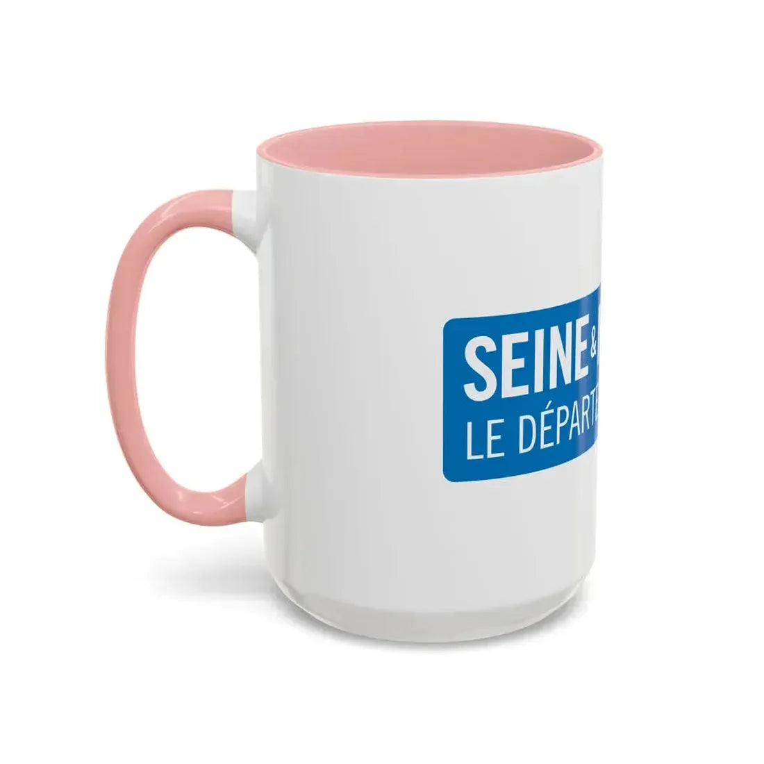 Flag of Seine et Marne France - Accent Coffee Mug - Go Mug Yourself