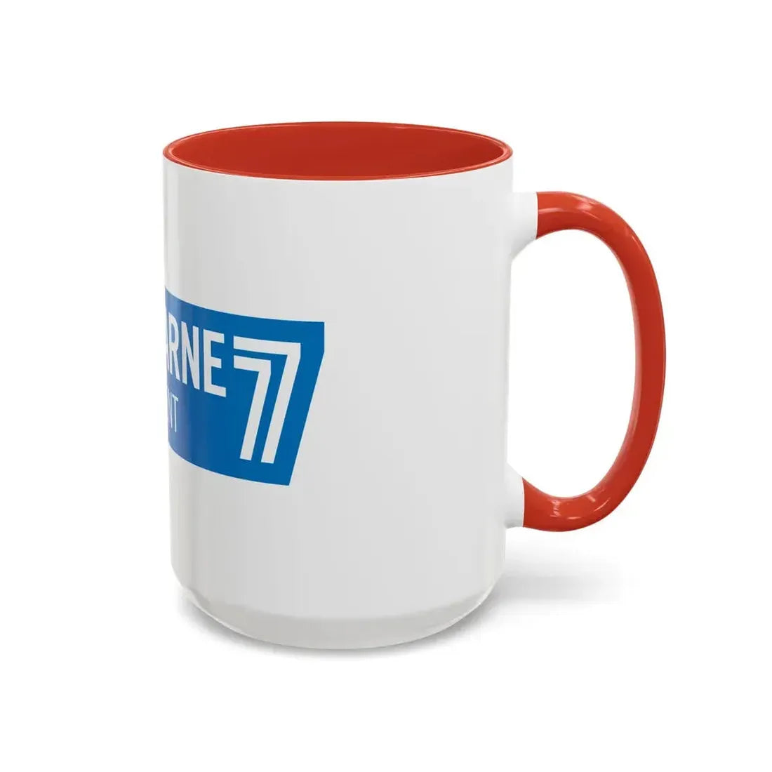 Flag of Seine et Marne France - Accent Coffee Mug - Go Mug Yourself