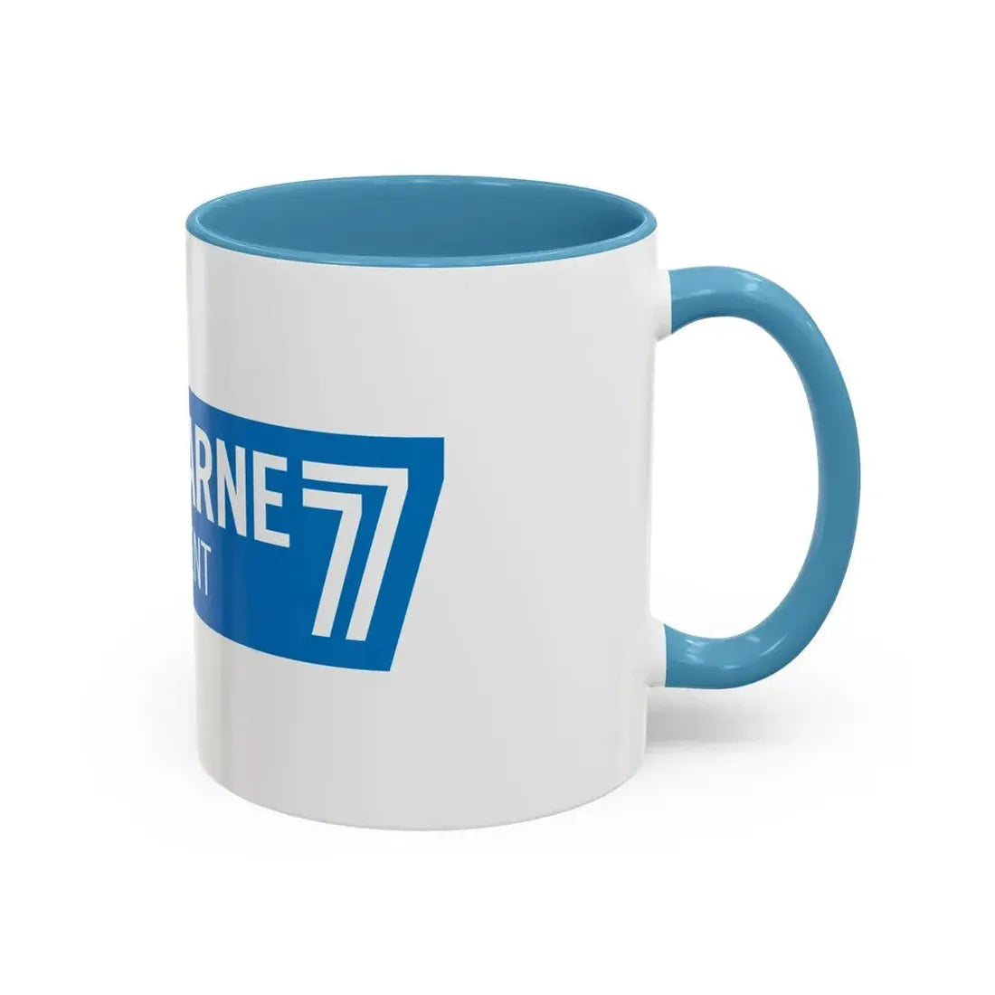 Flag of Seine et Marne France - Accent Coffee Mug - Go Mug Yourself
