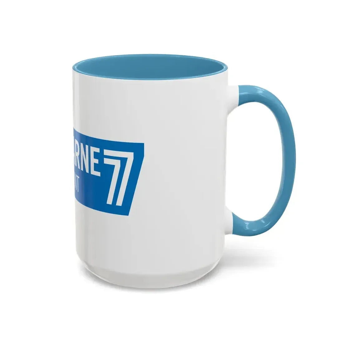 Flag of Seine et Marne France - Accent Coffee Mug - Go Mug Yourself