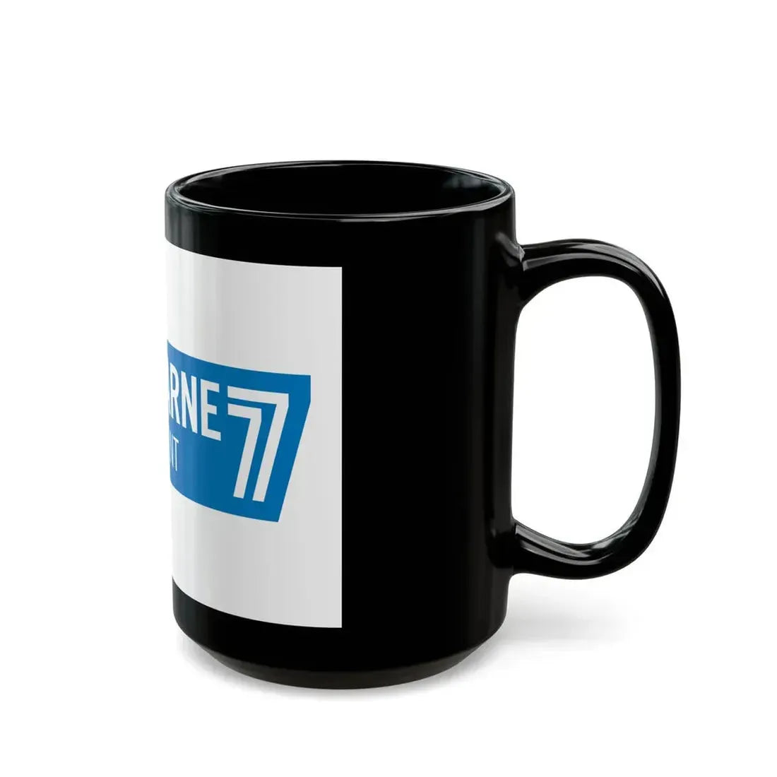 Flag of Seine et Marne France - Black Coffee Mug - Go Mug Yourself
