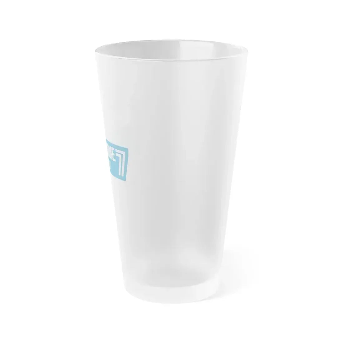 Flag of Seine et Marne France - Frosted Pint Glass 16oz - Go Mug Yourself