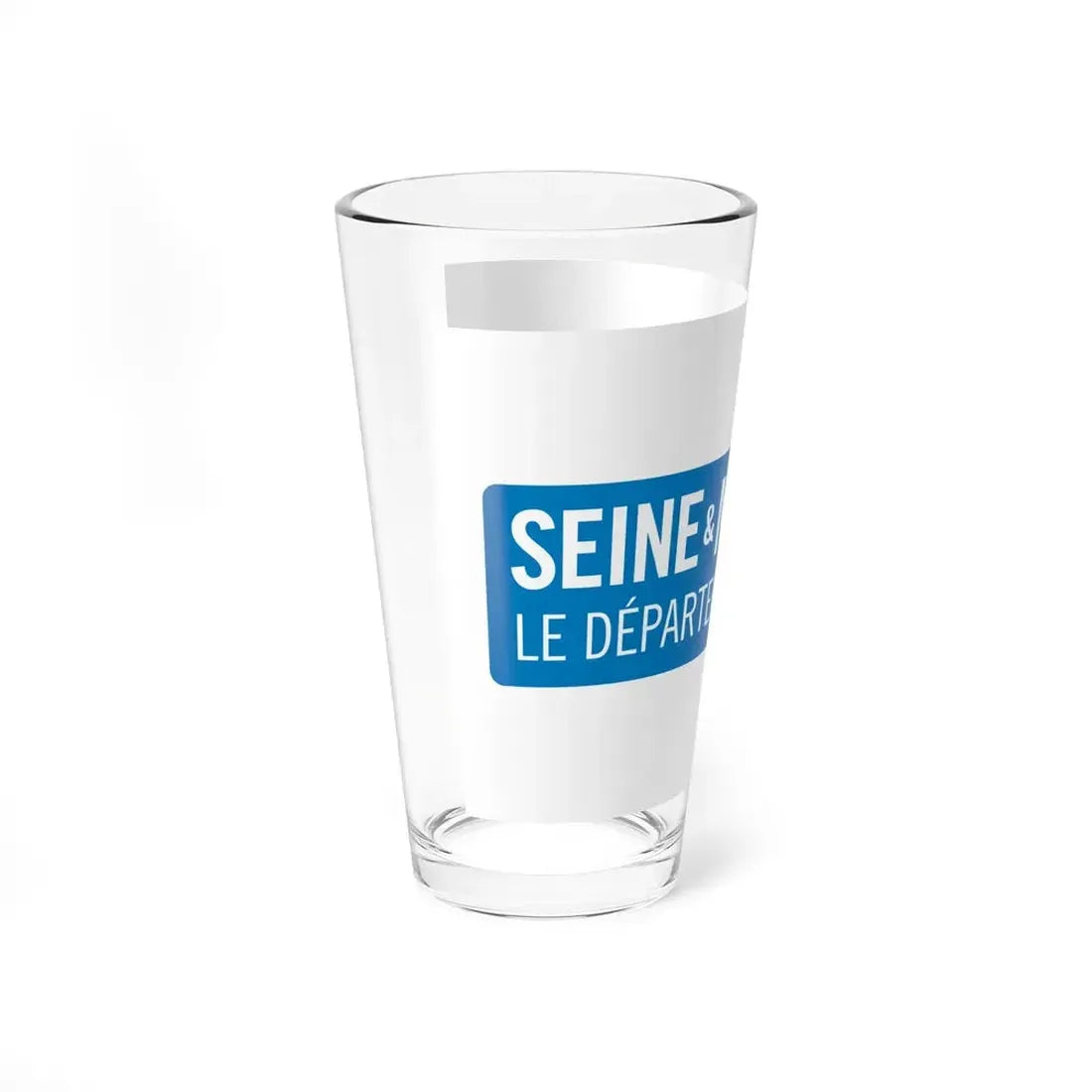 Flag of Seine et Marne France - Pint Glass 16oz - Go Mug Yourself