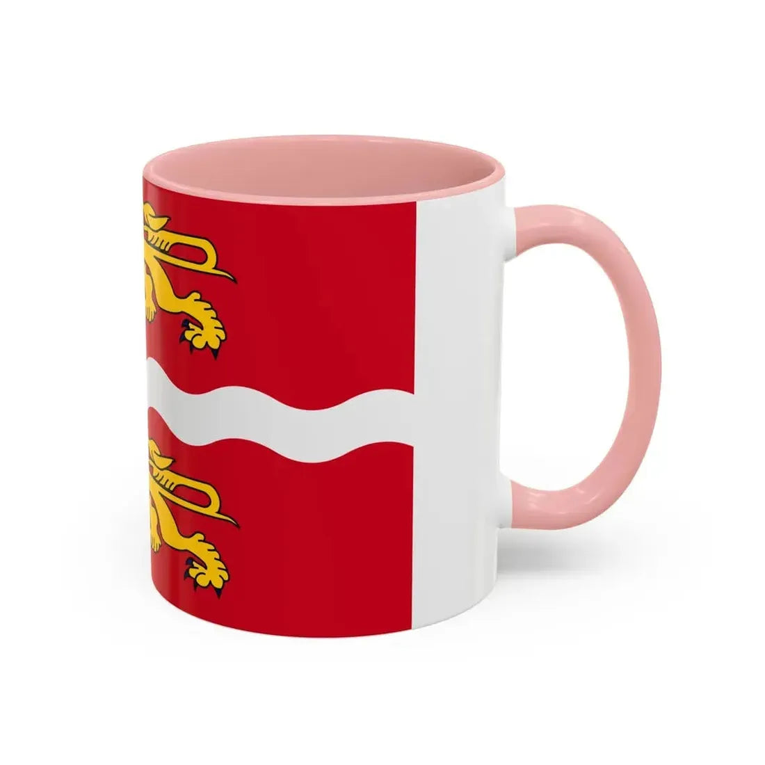 Flag of Seine Maritime France 2 - Accent Coffee Mug - Go Mug Yourself