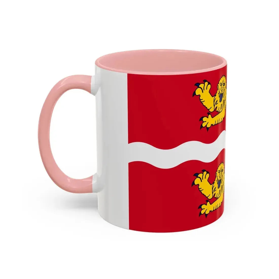 Flag of Seine Maritime France 2 - Accent Coffee Mug - Go Mug Yourself