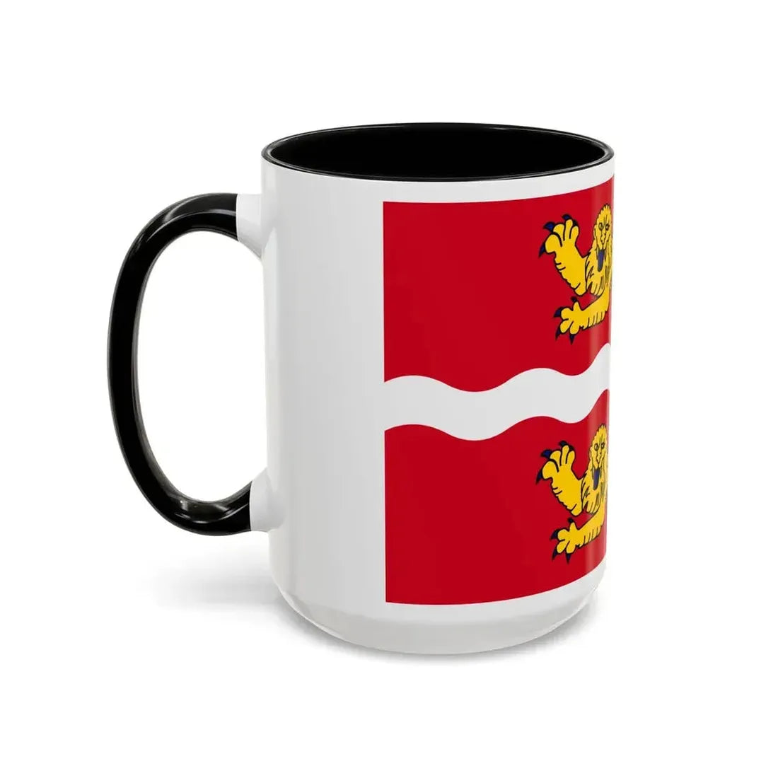 Flag of Seine Maritime France 2 - Accent Coffee Mug - Go Mug Yourself