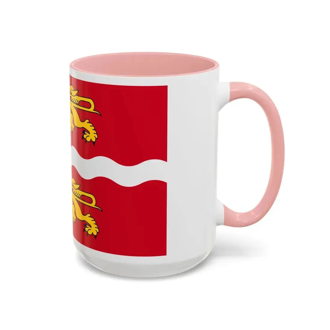 Flag of Seine Maritime France 2 - Accent Coffee Mug - Go Mug Yourself